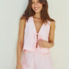 Pearlescent Jewels Crop Top Pink