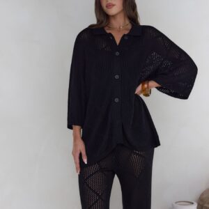 Coral Sands Top Black